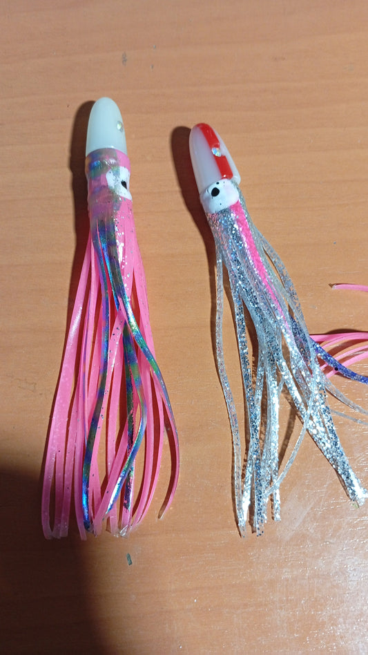 Bajo doble currican rosa flúor